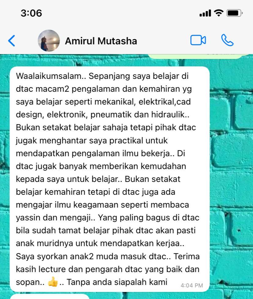 Testimoni Pelajar 1